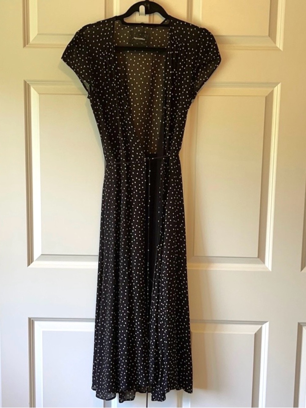 Reformation Polka Dot Wrap Dress